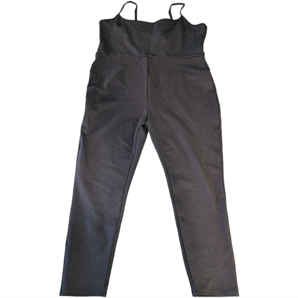 Abercrombie & Fitch Jumpsuit Women XLP Black Ponte Unitard Stretch